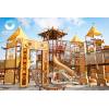Tribal Totem Castle Slides | Stainless Steel Slide | Outdoor Playground Sets | Rope playground equipment