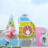 Rabbit Windmill Palace Combo Slides | Stainless Steel Slide |  Outdoor Playground Sets | Theme Park | Custom Design