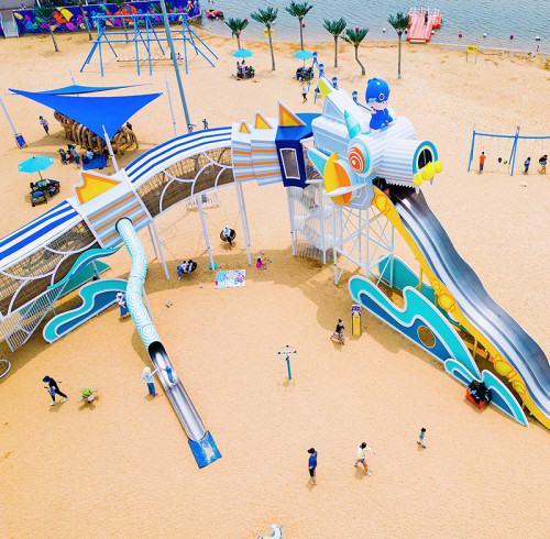 Chinese Dragon Play Systems | Stainless Steel Slide | Animal-Shaped Play Equipment | Outdoor Playground Sets | Custom Design