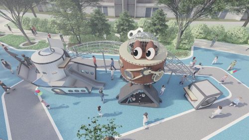 Mechanical Pirates Play Systems | Stainless Steel Slide | Outdoor Playgrounds Sets | Custom Design