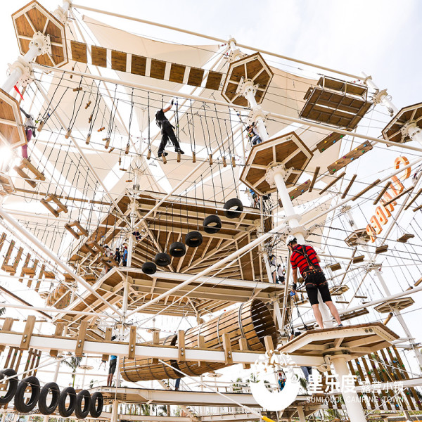 Hengqin Jungle | Crystal Tower  High Ropes Course | Playground Equipment | Custom Design