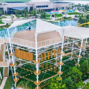 Jiawo Jungle | Crystal Tower High Ropes Course | Playground Equipment | Custom Design