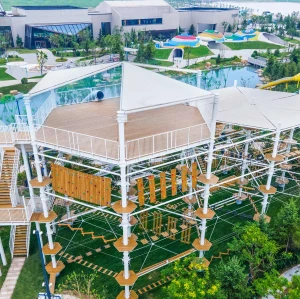 Jiawo Jungle | Crystal Tower High Ropes Course | Playground Equipment | Custom Design