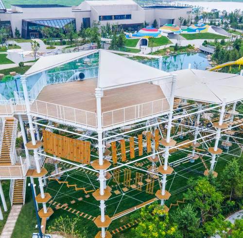 Tianjin Jiawo World 丨Taste experience Signature for high ropes course, take you to feel the most exciting, bold and adventurous challenge tour (03/2021)