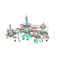 Dazzling Coral Reef Palace Combo Slides | play equipment suppliers | Outdoor rope playground equipment | large playground equipment