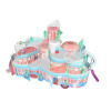 Vibrant Dream Castle Slides | Stainless Steel Slide | Outdoor Playground Sets | Theme Park | Custom Design