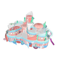 Vibrant Dream Castle Slides | Stainless Steel Slide | Outdoor Playground Sets | Theme Park | Custom Design