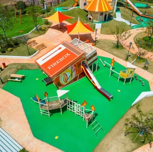 Firebox Play Systems | Stainless Steel Slide | Outdoor Playground Sets | Custom Design