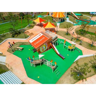 Firebox Play Systems | Stainless Steel Slide | Outdoor Playground Sets | Custom Design