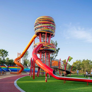 Colorful Nest Play Systems | Stainless Play Systems | Outdoor Playground Sets | Custom Design