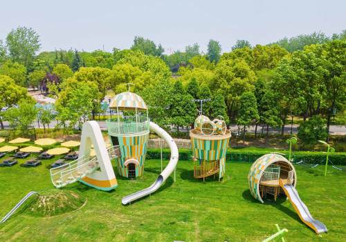 Melon Castle Slides | Stainless Steel Slide | Outdoor Playground Sets | Custom Design