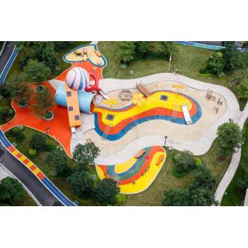 Lollipop Play Systems | Custom Design Stainless Steel Slide |Outdoor Playground Equipment Manufacturer