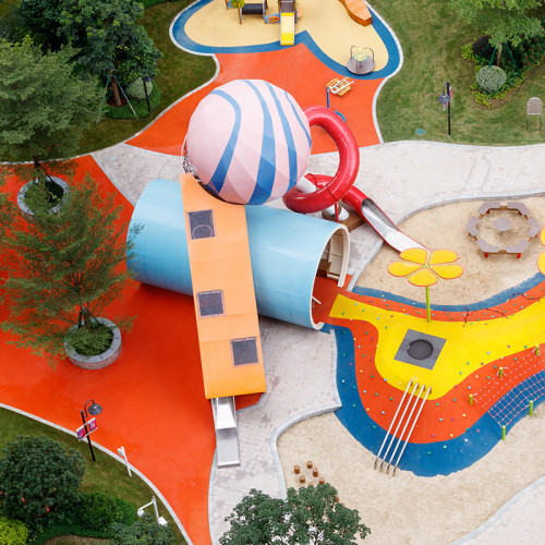 Lollipop Play Systems | Stainless Steel Slide | Food-Shaped Play Equipment | Outdoor Playground Sets | Custom Design