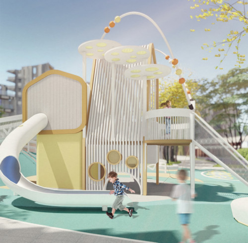Rainbow Beads Play Systems | Stainless Steel Slide | Outdoor Playground Sets | Custom Design