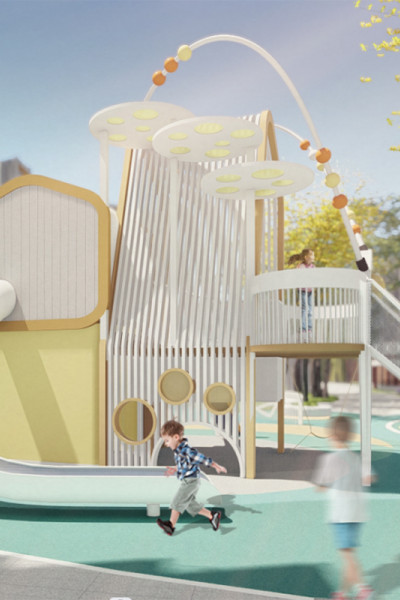 Rainbow Beads Play Systems | Stainless Steel Slide | Outdoor Playground Sets | Custom Design