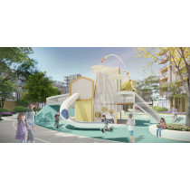 Rainbow Beads Play Systems | Stainless Steel Slide | Outdoor Playground Sets | Custom Design