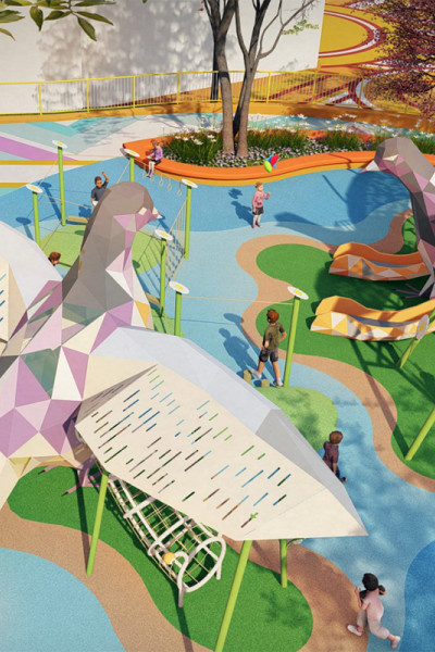 Doves Play Systems | Stainless Steel Slide | Animal-Shaped Play Equipment | Outdoor Playground Sets | Custom Design