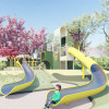 Building Blocks Play Systems | Stainless Steel Slide | Outdoor Playground Sets | Custom Design