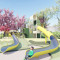 Building Blocks Play Systems | Stainless Steel Slide | Outdoor Playground Sets | Custom Design