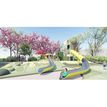 Building Blocks Play Systems | Stainless Steel Slide | Outdoor Playground Sets | Custom Design