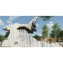 Sonic Plane Play Systems | Stainless Steel Slide | Outdoor Playground Sets | Custom Design