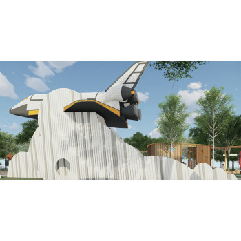 Sonic Plane Play Systems | Stainless Steel Slide | Outdoor Playground Sets | Custom Design