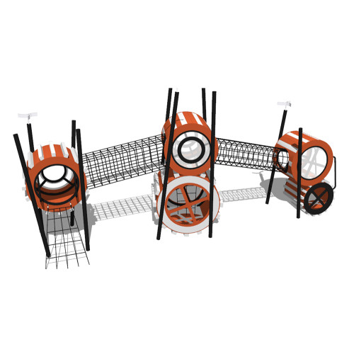 Gear Crawler Play Systems | Stainless Steel Slide | Outdoor Playground Sets | Custom Design