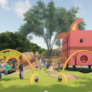 Cow Playing Systems | Stainless Steel Slide | Animal-Shaped Play Equipment | Outdoor Playground Sets | Custom Design