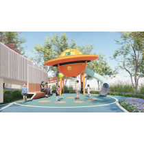 UFO for climbing playground equipment |Outer space equipment | Amusement equipment customizable