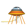 UFO for climbing playground equipment |Outer space equipment | Amusement equipment customizable