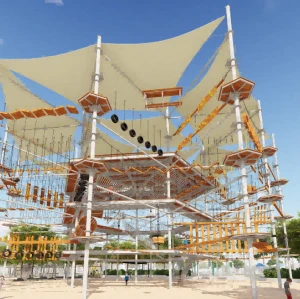 Hengqin Jungle | Crystal Tower  High Ropes Course  Playground Equipment