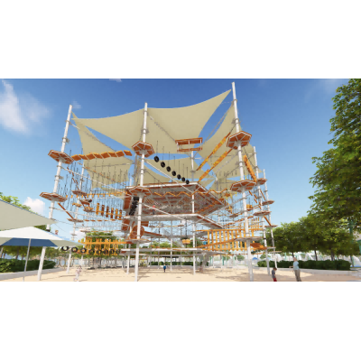 Hengqin Jungle | High Ropes Course  Playground Equipment