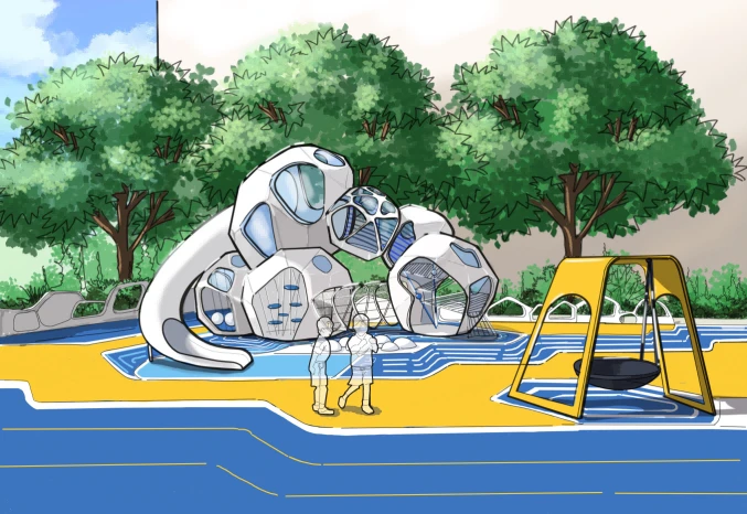 Slide playground equipment