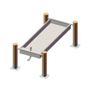 Rectangular Basin Type A,B |  Water Play Equipment Stainless Steel | Custom Water Playground Equipment