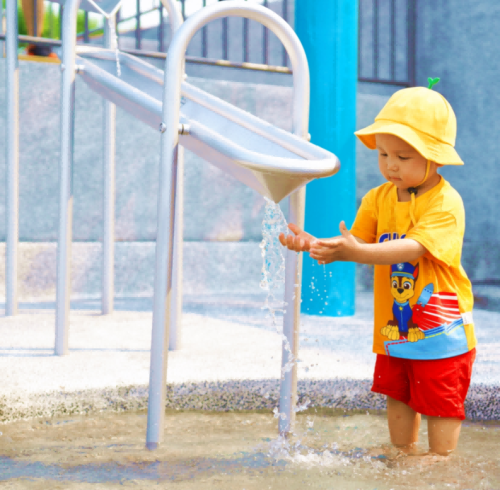 Water Park Stainless Steel Water Sink  | Archimedes Water Play Equipment |  Water Playground Equipment
