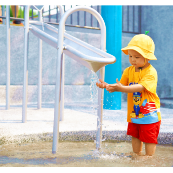 Water Park Stainless Steel Water Sink  | Archimedes Water Play Equipment |  Water Playground Equipment
