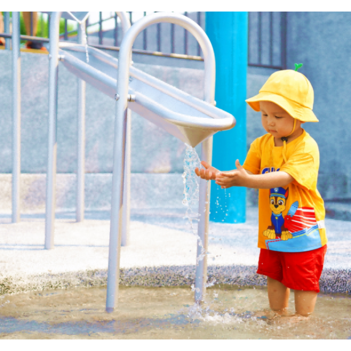 Water Park Stainless Steel Water Sink  | Archimedes Water Play Equipment |  Water Playground Equipment