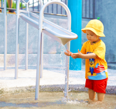 Water Park Stainless Steel Water Sink  | Archimedes Water Play Equipment |  Water Playground Equipment