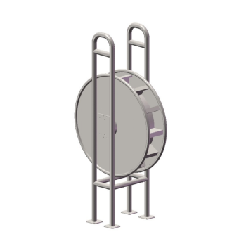 Water Wheel | Archimedes Water Play Equipment | Stainless Steel | Water Playground Equipment | Water Park