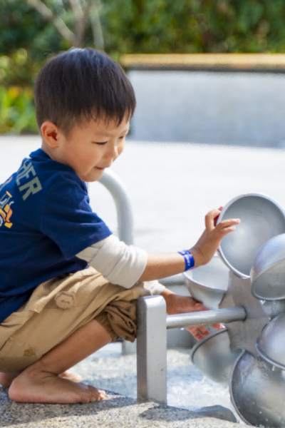 Water Play Stainless Steel Bucket Wheel | Water Play Equipment