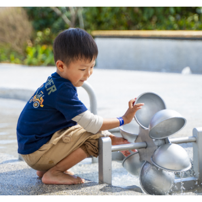 Water Play Stainless Steel Bucket Wheel | Water Playground Equipment