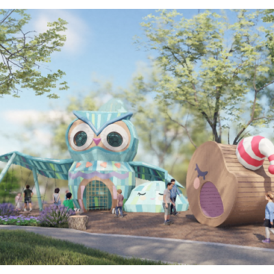Owl's dream for nature playground equipment | Animal equipmen | Amusement equipment customizable