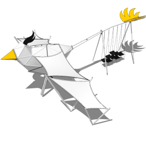 Wings of the bird for nature playground equipment | Animal equipment | Playground Equipment customizable