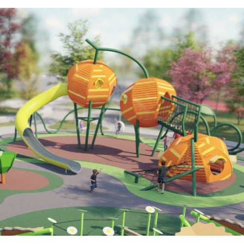 Pumpkin hut for climbing playground equipment | Food style | Amusement equipment customizable
