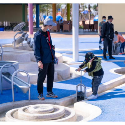 Lift Gate | Archimedes Water Play Equipment | Stainless Steel | Water Playground Equipment | Water Park