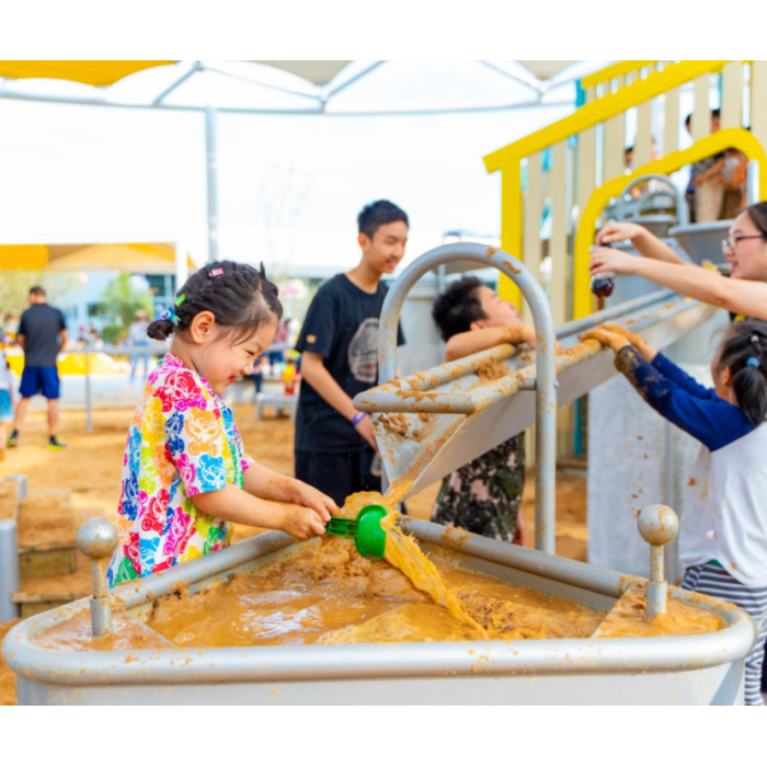 Triangular Water Basin Stainless Steel  | Water Play Equipment |  Water Park Manufacturer