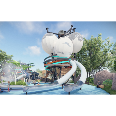 Bird's Nest Play Tower | Outdoor Playground Sets |  Besopke commercial playground equipment