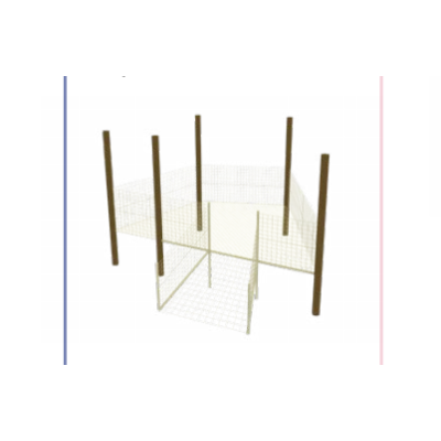 Treetop Nets Trampoline |  Custom Design Outdoor Adventure Playground | Rope Net