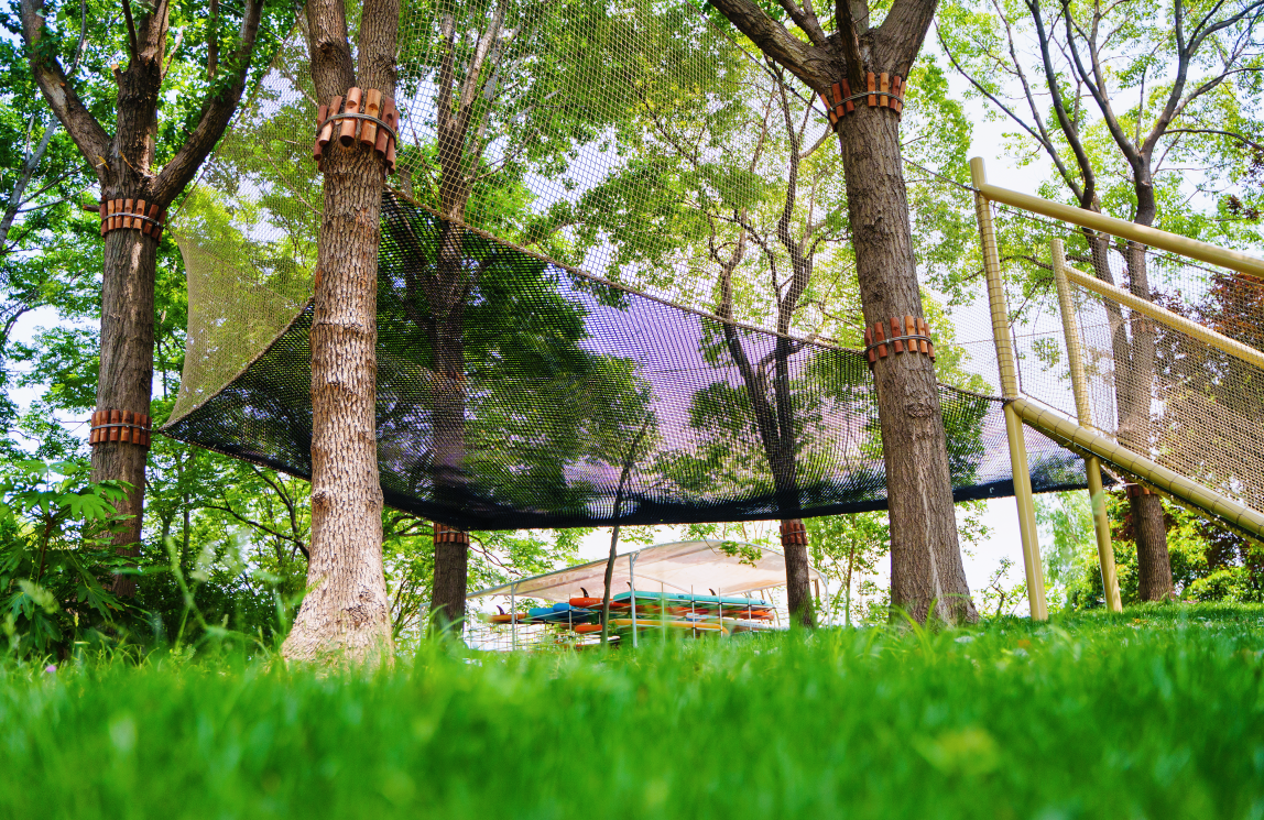 Treetop Nets Trampoline