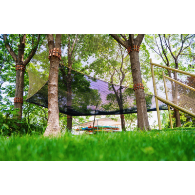Treetop Nets Trampoline |  Custom Design Outdoor Adventure Playground | Rope Net